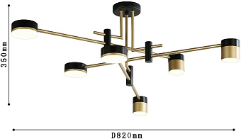 Люстра потолочная Favourite Modul 4013-6P 36Вт 6 лампочек LED