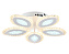 Люстра потолочная Ambrella ACRYLICA Original FA4015 76Вт 5 лампочек LED