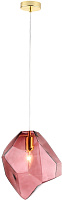 Светильник подвесной CRYSTAL LUX NUESTRO NUESTRO SP1 GOLD/PINK 40Вт E14
