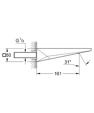 Излив GROHE 13299000