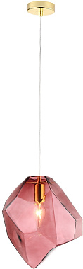 Светильник подвесной CRYSTAL LUX NUESTRO NUESTRO SP1 GOLD/PINK 40Вт E14