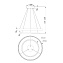 Светильник подвесной Maytoni Rim MOD058PL-L74W4K 88Вт LED