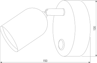 Светильник настенный TK Lighting Top 4411 50Вт GU10