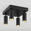 Светильник потолочный Eurosvet Fleur 20066/4 черный/золото 20Вт LED