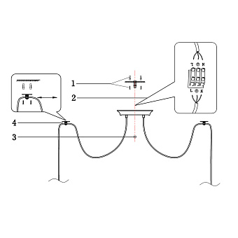 Основание для светильника Maytoni T455-14-BASE чёрный