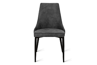 Кухонный стул AERO 47х58х89см сталь/экокожа Antr