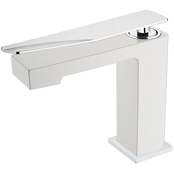 Смеситель для раковины Boheme Q 141-WCR.2 хром/белый