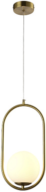 Светильник подвесной CRYSTAL LUX CALLE CALLE SP1 BRASS 9Вт E27