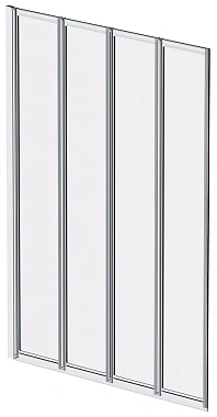 Стеклянная шторка на ванну AM-PM Like W80BS-100-140CT 140х100см