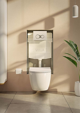Унитаз подвесной VITRA Sento 7748B003-0075 безободковый без микролифта