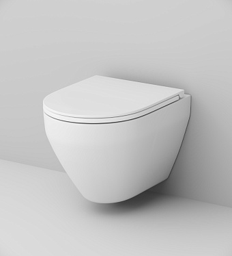 Унитаз подвесной AM-PM Spirit 2.0 C701700WH безободковый без сиденья
