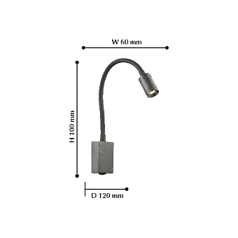 Бра Favourite Murum 1957-1W 3Вт LED
