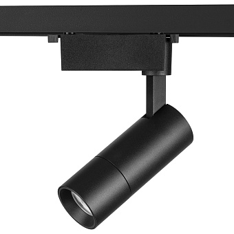 Трековый светильник Lightstar Volta 229147 12Вт LED чёрный для однофазного трека