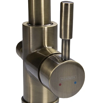 Смеситель для кухни Maxonor MN4352-4 поворотный излив бронза
