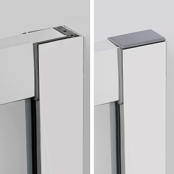 Угловое ограждение WASSERKRAFT Main 41S03 200х90см стекло прозрачное