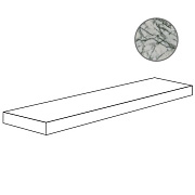 Плитка для ступеней ABK Sensi Signoria PF60009178 Angolare Top Sx Lilac Grey Natугловая левая 120х32см 0,384кв.м. матовая