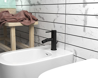 Смеситель для биде Paini Cox 78PZ306 чёрный (матовый)