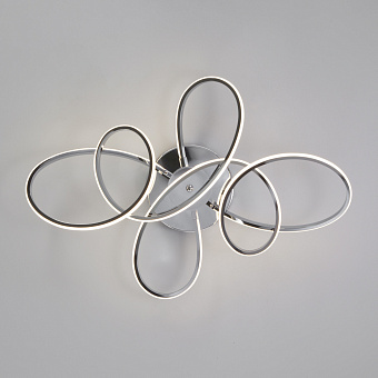 Светильник потолочный Eurosvet Shaft 90127/2 хром 128Вт LED