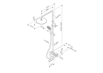 Душевая система AM-PM Like F0780964 хром