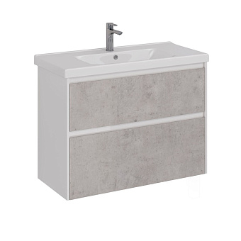 Тумба под раковину напольная LEMARK Combi LM03C100T-Beton 45х95,8х65см