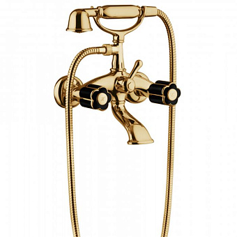 Смеситель для ванны Bongio Fleur Noir 12526OR00 золотой