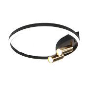 Светильник потолочный Eurosvet Luminari 90247/3 черный/золото Smart 60Вт LED