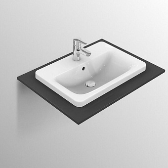 Раковина встраиваемая сверху IDEAL STANDARD CONNECT E504301 50х39см