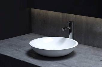 Раковина накладная SALINI CALLISTA 1101105GRH S-Sense глянцевая 37х37см