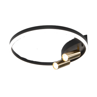 Светильник потолочный Eurosvet Luminari 90247/3 черный/золото Smart 60Вт LED