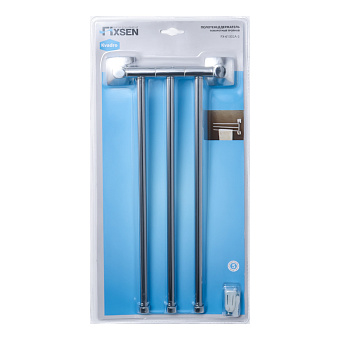 Полотенцедержатель FIXSEN KVADRO FX-61302A-3 хром 4,3см