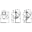 Писсуар IDEAL STANDARD CONNECT E567101 с внутренним подводом воды