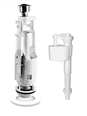 Сливной клапан BERGES 030623 двойная кнопка