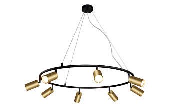Светильник подвесной CRYSTAL LUX CLT 015 CLT 015C8 D800 BL-GO 400Вт GU10