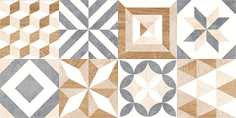 Декор Global Tile Marmaris GT GT129VG белый 25х50см 1,375кв.м.