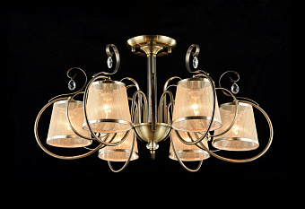 Светильник потолочный Freya Simone FR2020-PL-06-BZ 40Вт E14