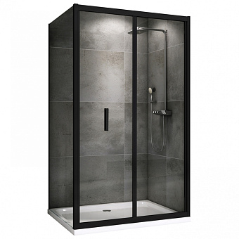 Угловое ограждение Abber Sonnenstrand AG07100B-S85B 195х85см стекло прозрачное