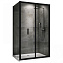 Угловое ограждение Abber Sonnenstrand AG07100B-S85B 195х85см стекло прозрачное