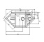 Мойка кухонная IDDIS Vane G V30W965i87 50х96см белый