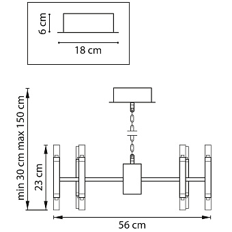 Люстра подвесная Lightstar Iris 734247 76Вт 24 лампочек LED