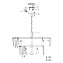 Светильник подвесной Maytoni Puntes MOD043PL-12CH 40Вт E14