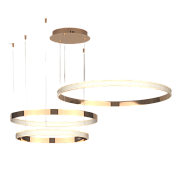 Светильник подвесной Eurosvet Posh 90275/3 медный Smart 100Вт LED