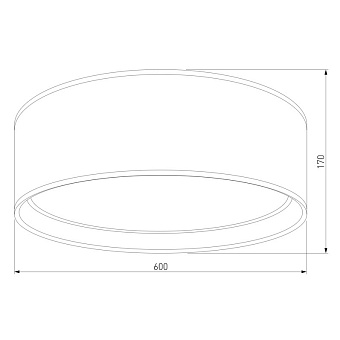 Светильник потолочный TK Lighting Bilbao 3432 15Вт E27