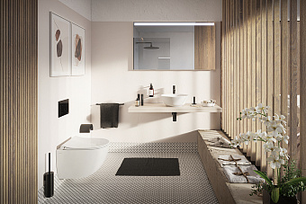 Столешница VITRA Stand 66635 МДФ 48х90см светлый дуб