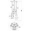 Светильник подвесной Maytoni Coctail time MOD325PL-03G 84Вт G9