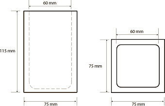Стакан в ванную BEMETA GAMMA 145611310 чёрный