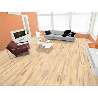 Паркетная доска KARELIA Polar Collection ясень VANILLA MATT 30311181A4001111 2266х188х14мм 3,41кв.м 3-полосная