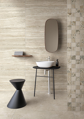 Матовый керамогранит VITRA CityStone K951840R0001VTE0 Травертин линейный 60х60см 1,44кв.м.