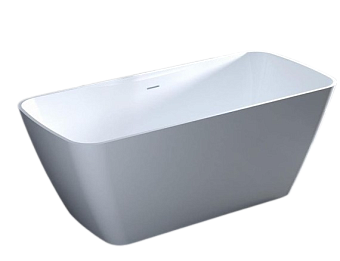 Ванна каменная SALINI AGATHA 100221MRH S-Stone матовая 180х81см отдельностоящая