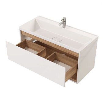 Тумба с раковиной MIRSANT Scandy УТ000080933 45х100х56см