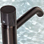 Смеситель для раковины Paini Cox grip 7GPZ205OLL чёрный (матовый)